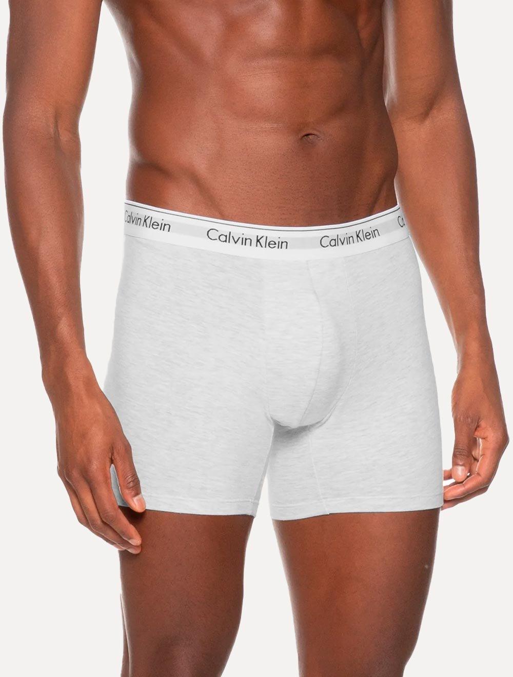 Cueca Calvin Klein Underwear Boxer Modern Cotton Cinza 1UN