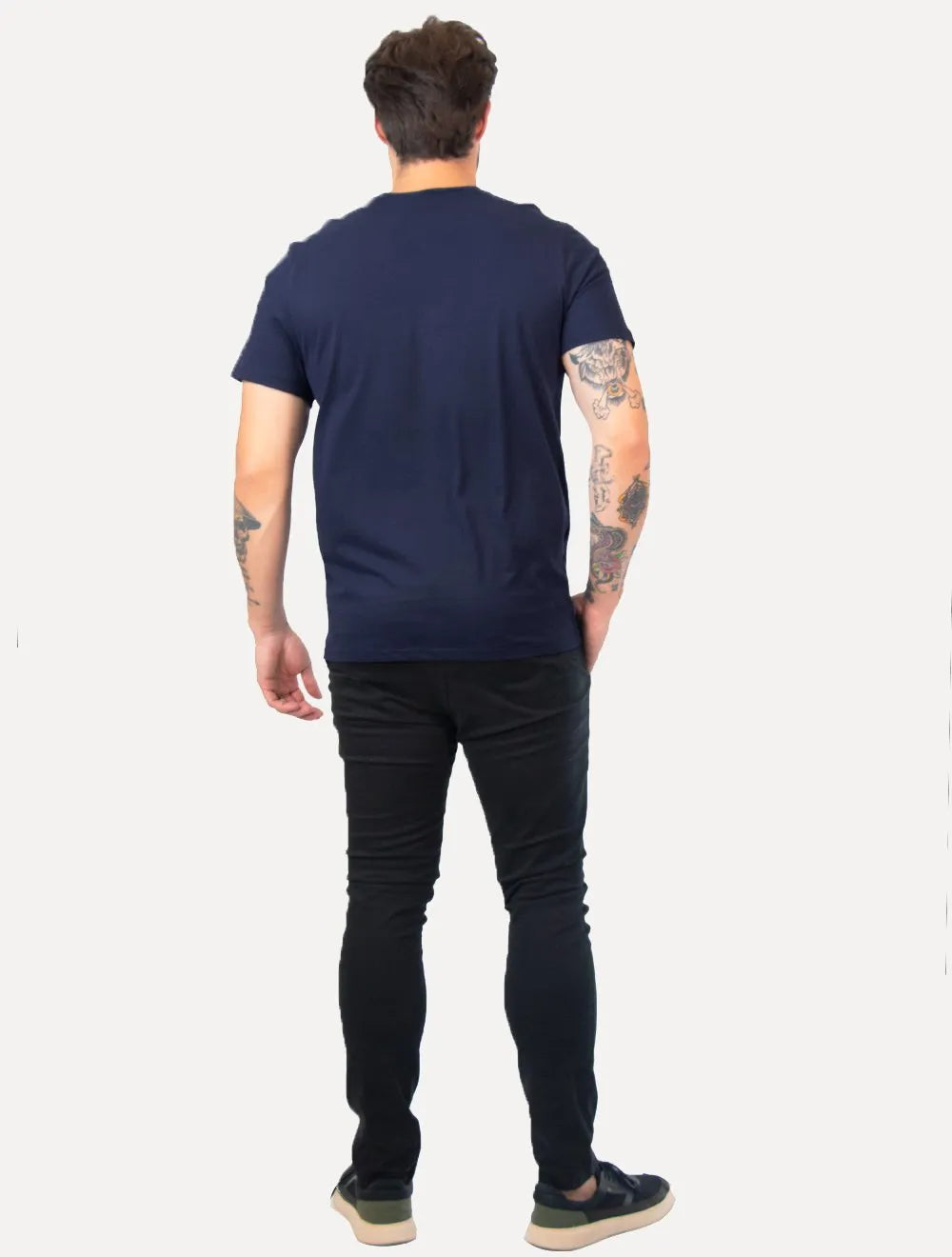 Camiseta Columbia Masculina Regular Logo Branded Shadow Azul Marinho