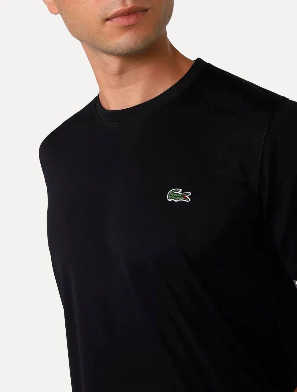 Camiseta Lacoste Masculina Plain Croc Trainning Preta