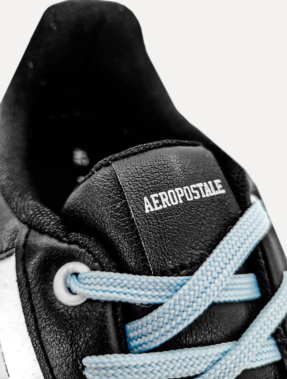 Tênis Aeropostale Masculino Casual Coverline Santorine Logo Preto/Branco