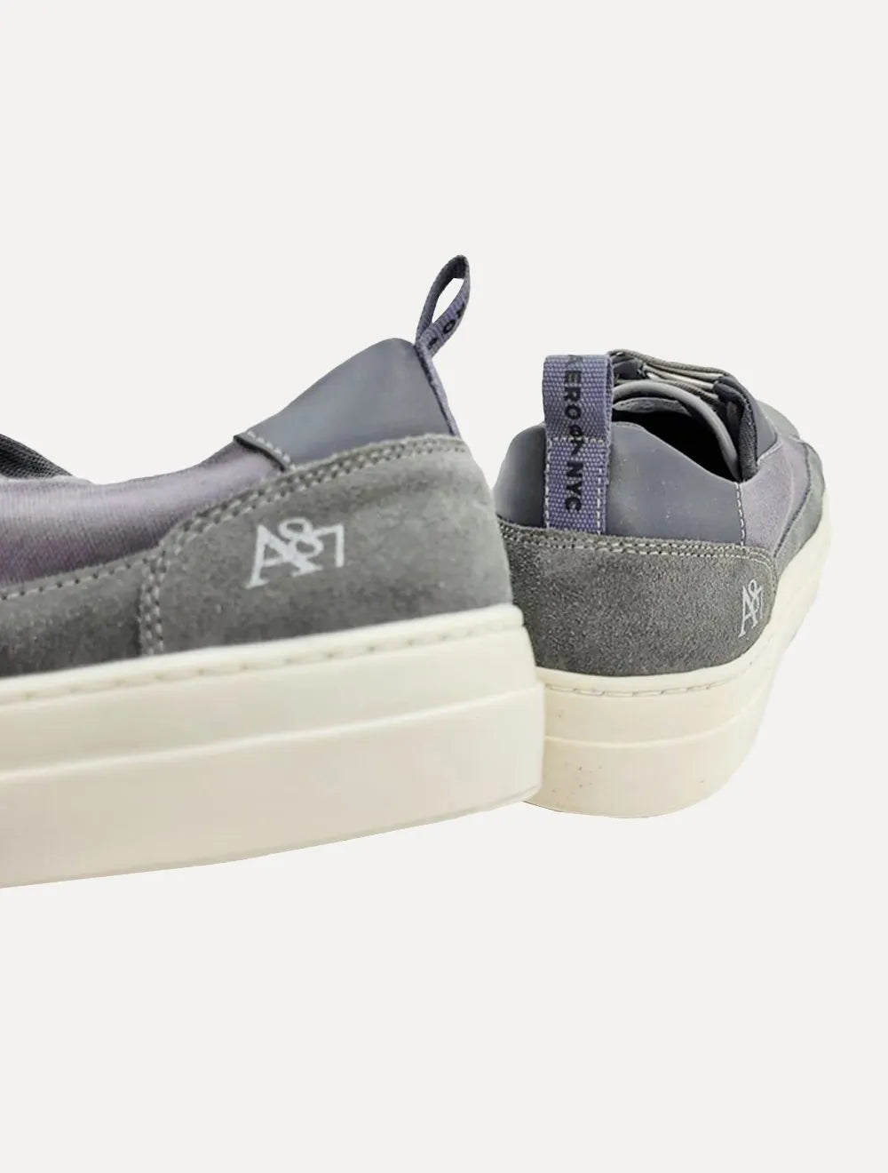 Tênis Aeropostale Masculino Casual Aero 87 NYC Cinza Médio