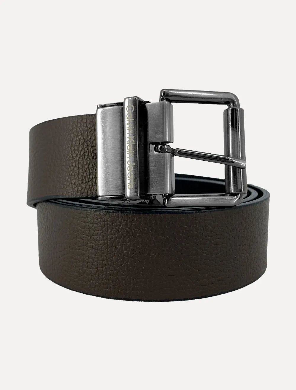 Cinto Calvin Klein Jeans Masculino Double Face Preto