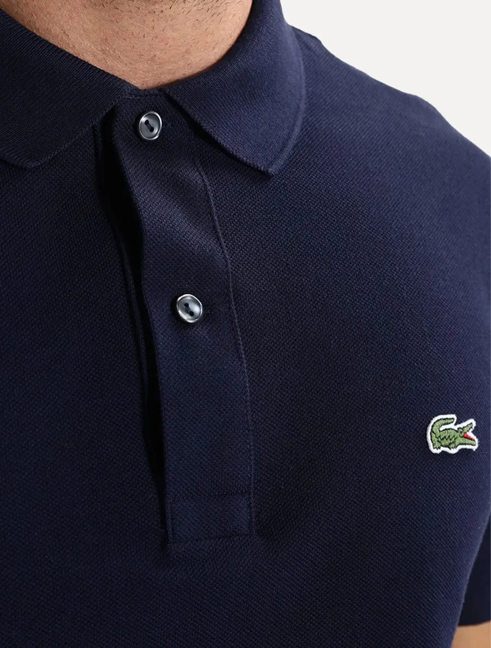 Polo Lacoste Masculina L.12.12 Azul Marinho