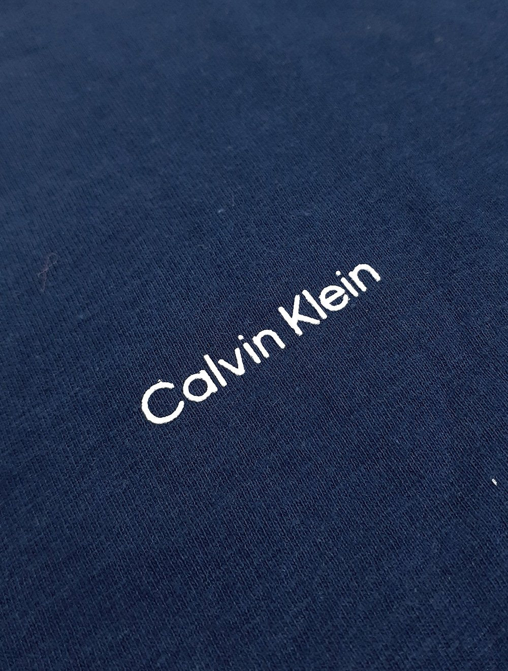 Camiseta Calvin Klein Masculina Flame New Logo Azul Marinho