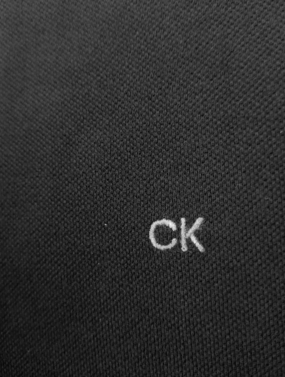 Polo Calvin Klein Masculina Piquet Slim Básica Sem Friso Preta