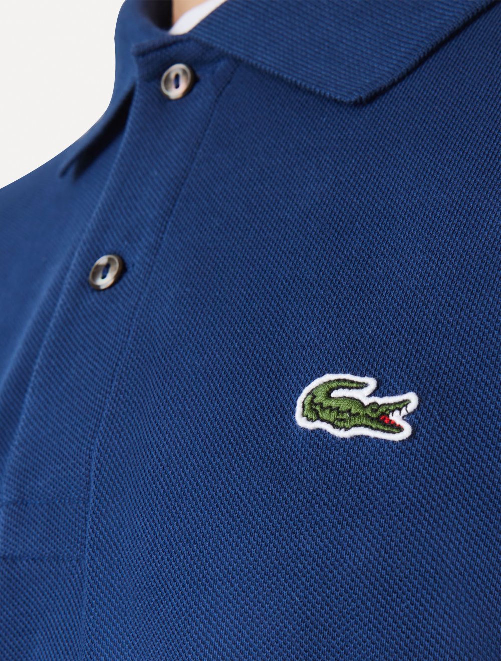 Polo Lacoste Masculina L.12.12 Azul Índigo
