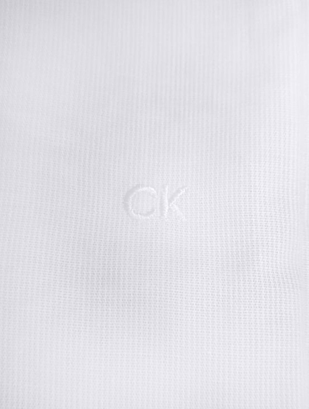 Camisa Calvin Klein Masculina Regular Fit Micro Stripes Azul Claro