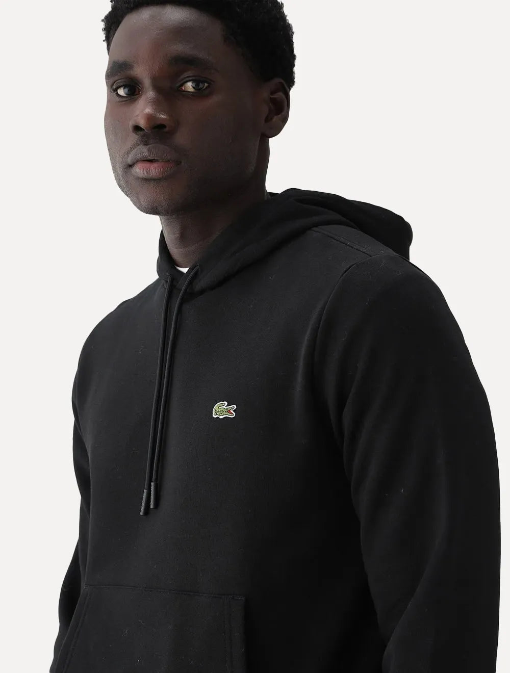 Moletom Lacoste Masculino Hoodie Classic Fit Preto