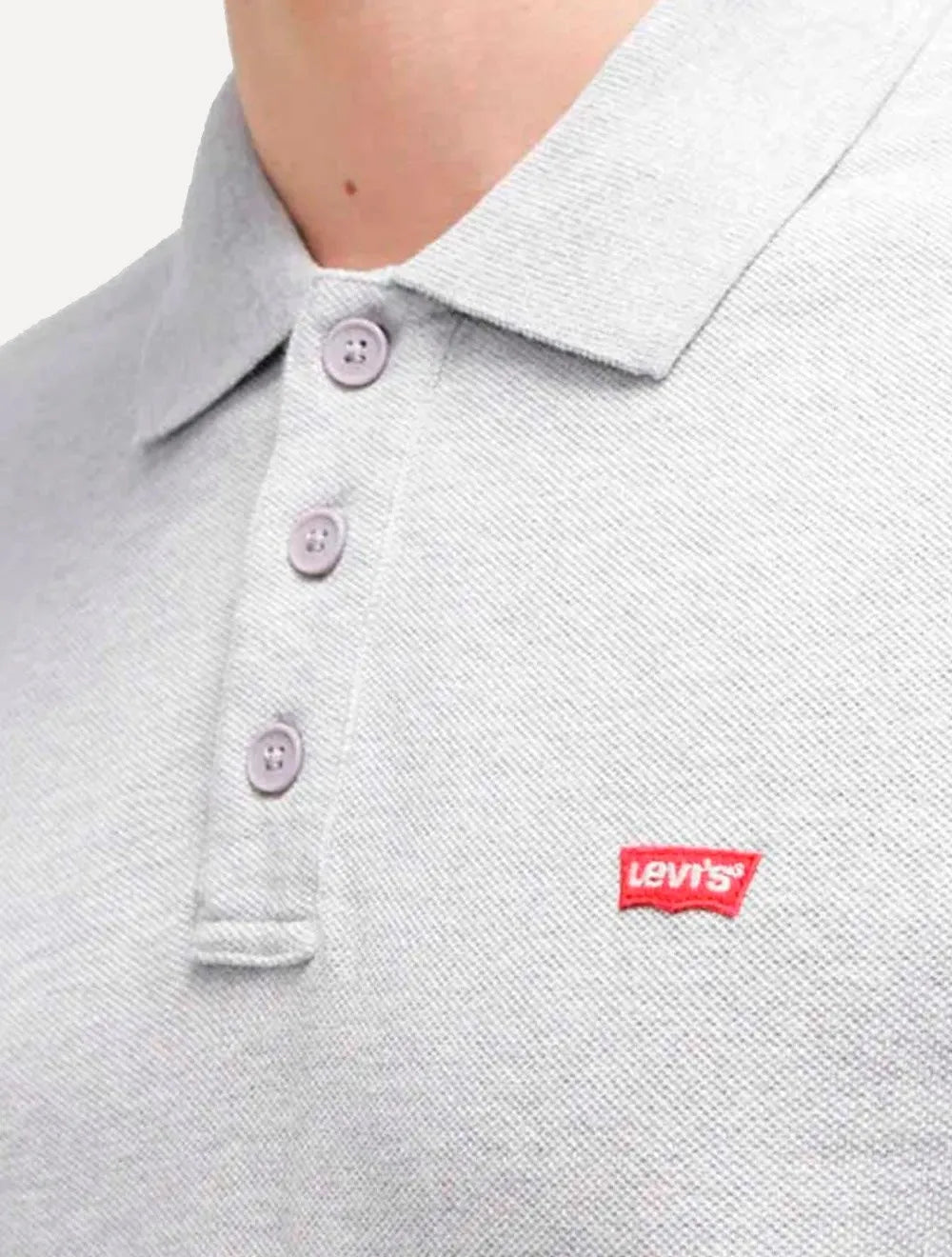 Camisa Polo Levis Masculina Housemark Cinza