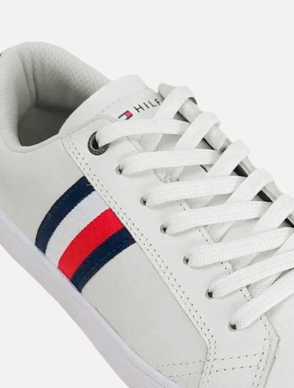 Tênis Tommy Hilfiger Masculino Couro Daniel 6A2 Off-White