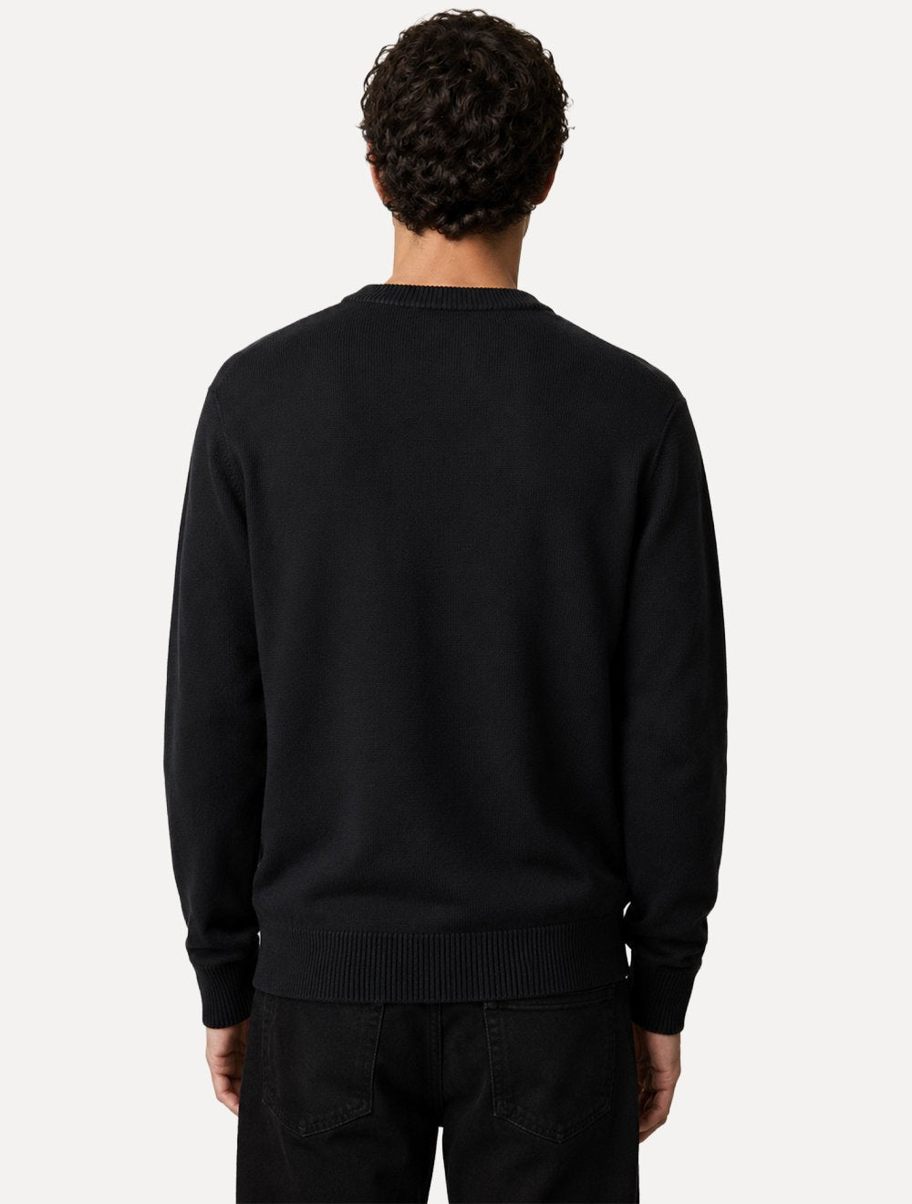 Suéter Calvin Klein Jeans Masculino Cotton Tricot Maxi CK Preto
