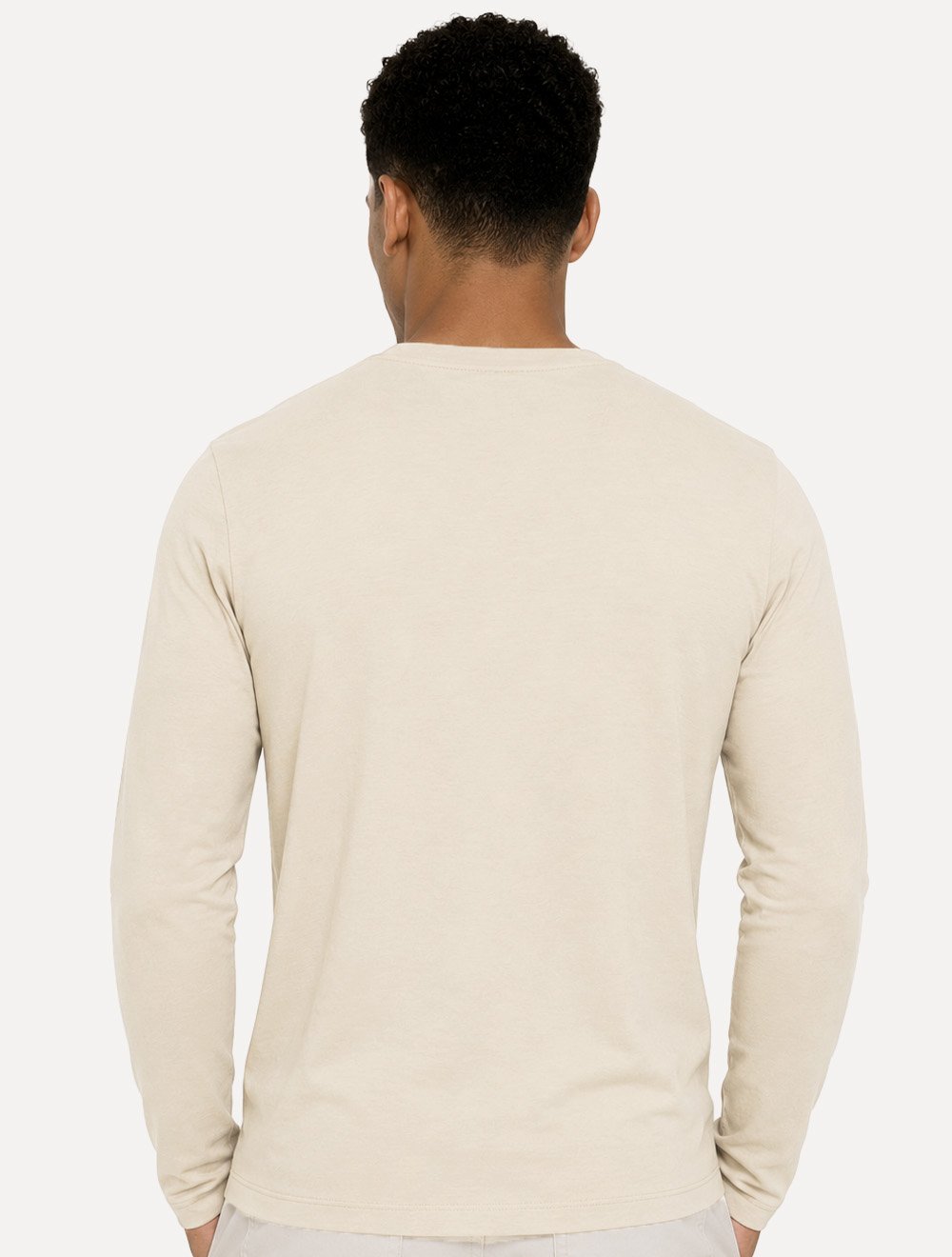Camiseta Dudalina Manga Longa Cotton Flex Off White