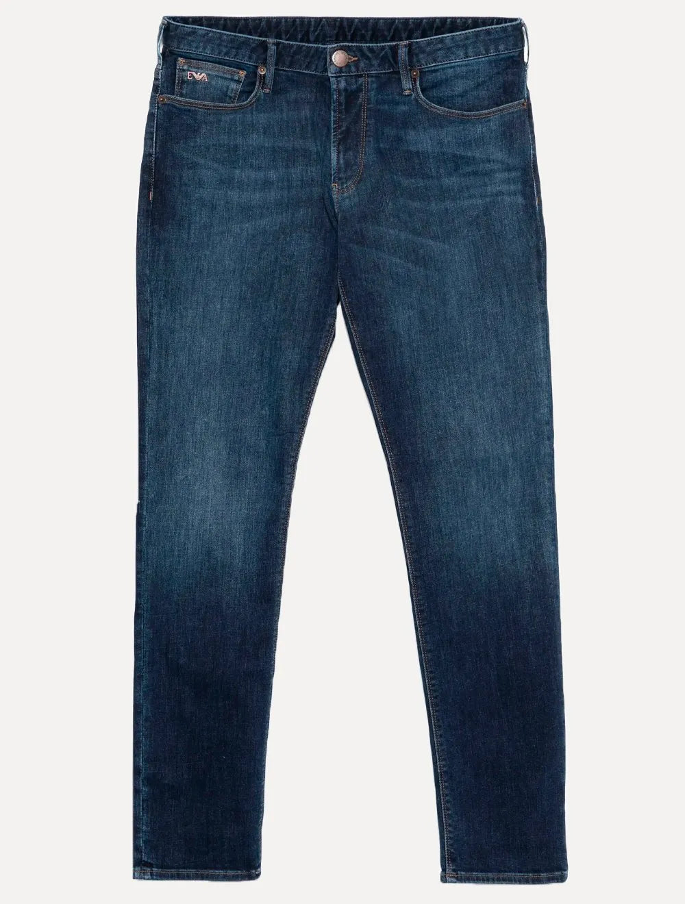 Calça Jeans Empório Armani Masculina J45 Slim Fit Azul Médio