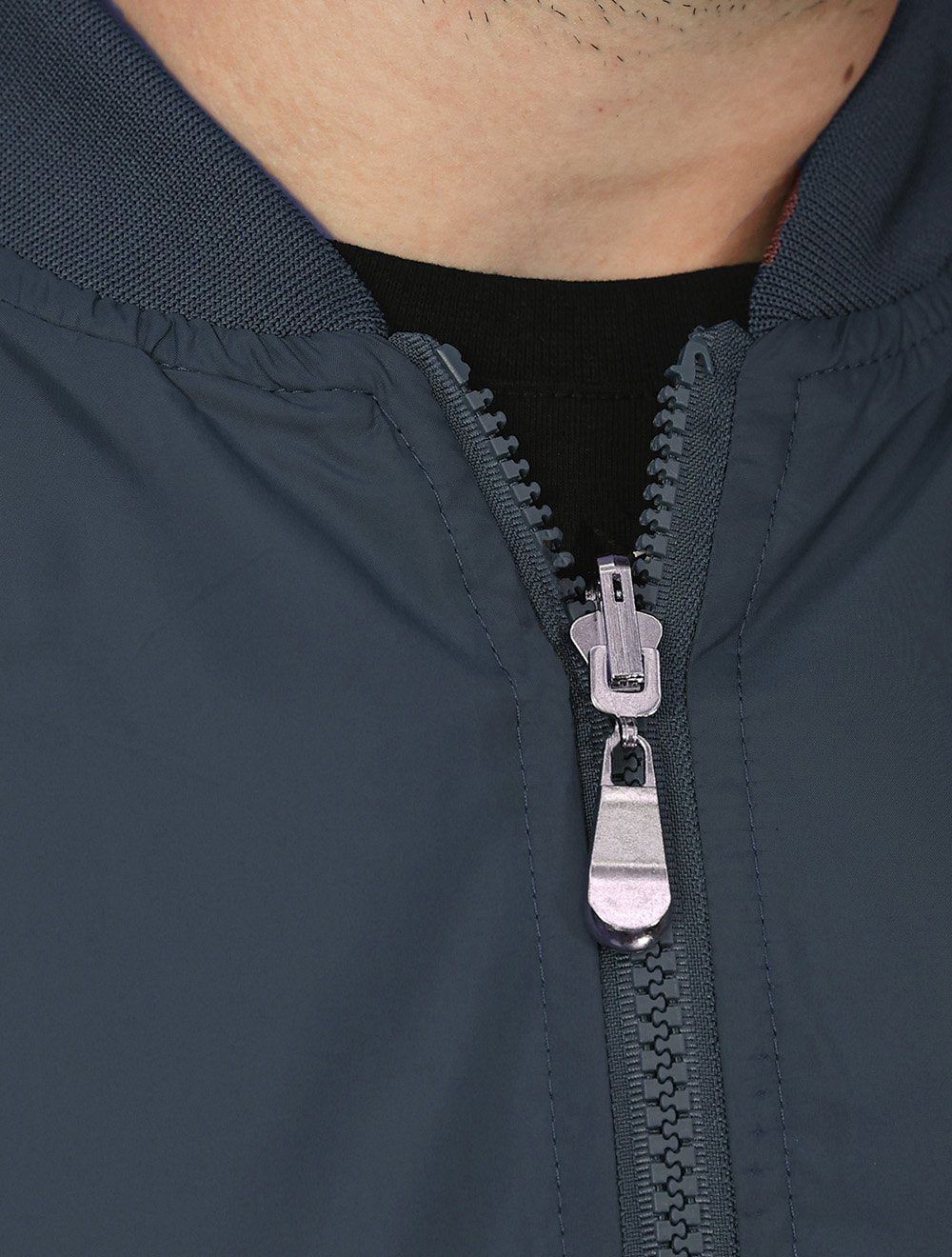 Jaqueta Dixen Masculina Bomber Thermic Dupla Face Azul Marinho /Branca