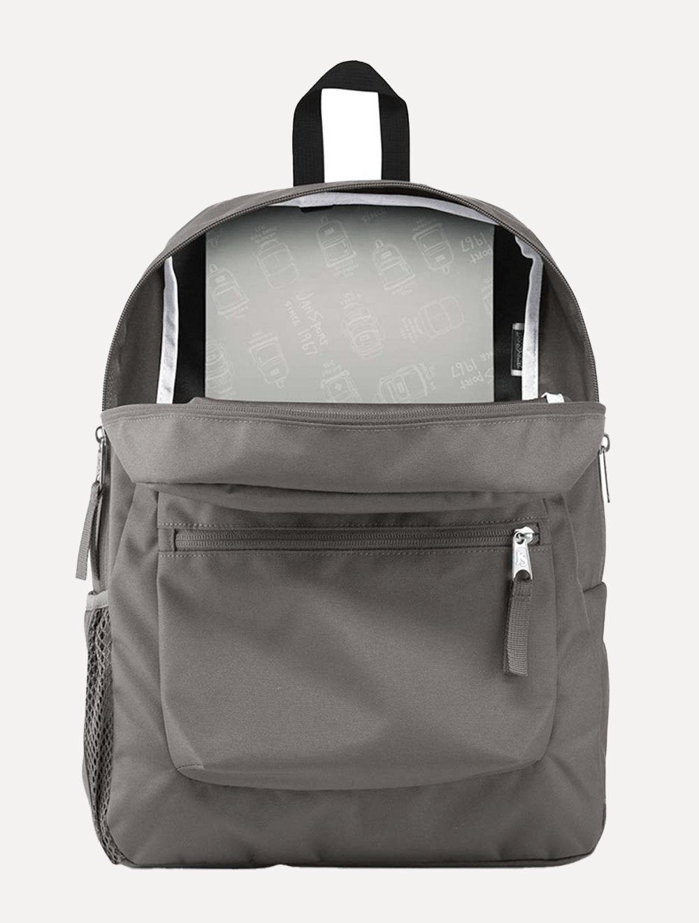 Mochila JanSport Cross Town Graphite Grey Cinza
