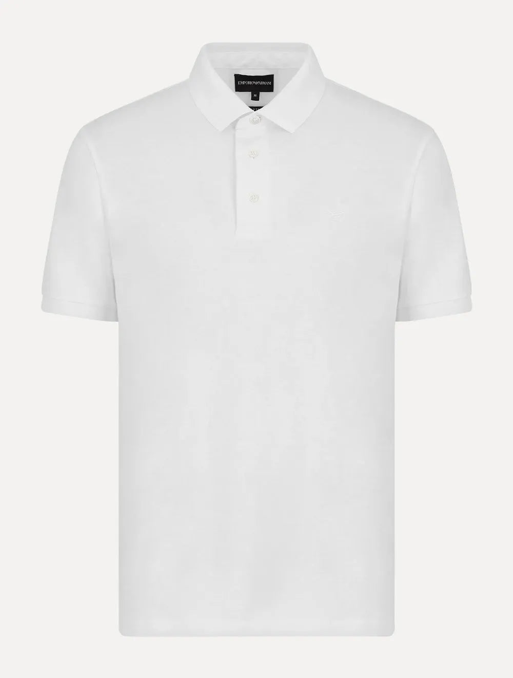 Polo Empório Armani Masculina Essential Micro Águia Branca
