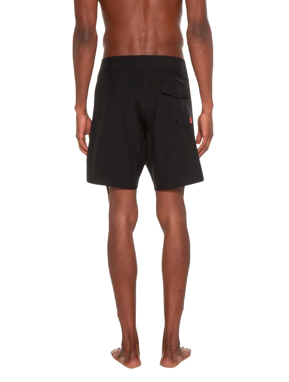 Bermuda Reserva Masculina D'Água Beachwear Lisa Preta