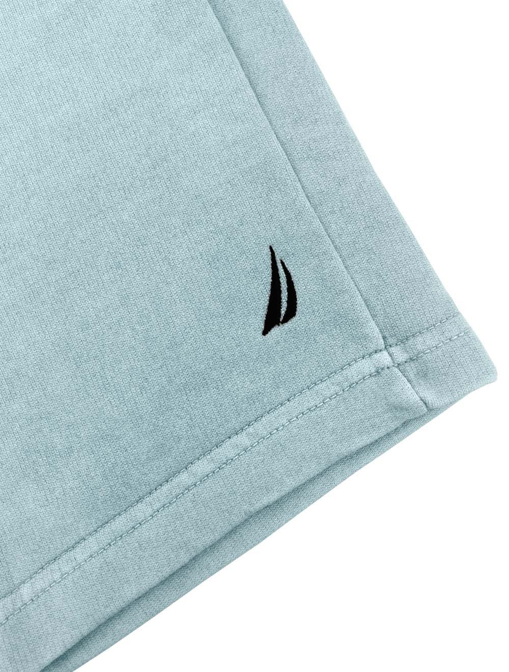 Bermuda Nautica Masculina Moletom Dark Sail Boat Azul Médio