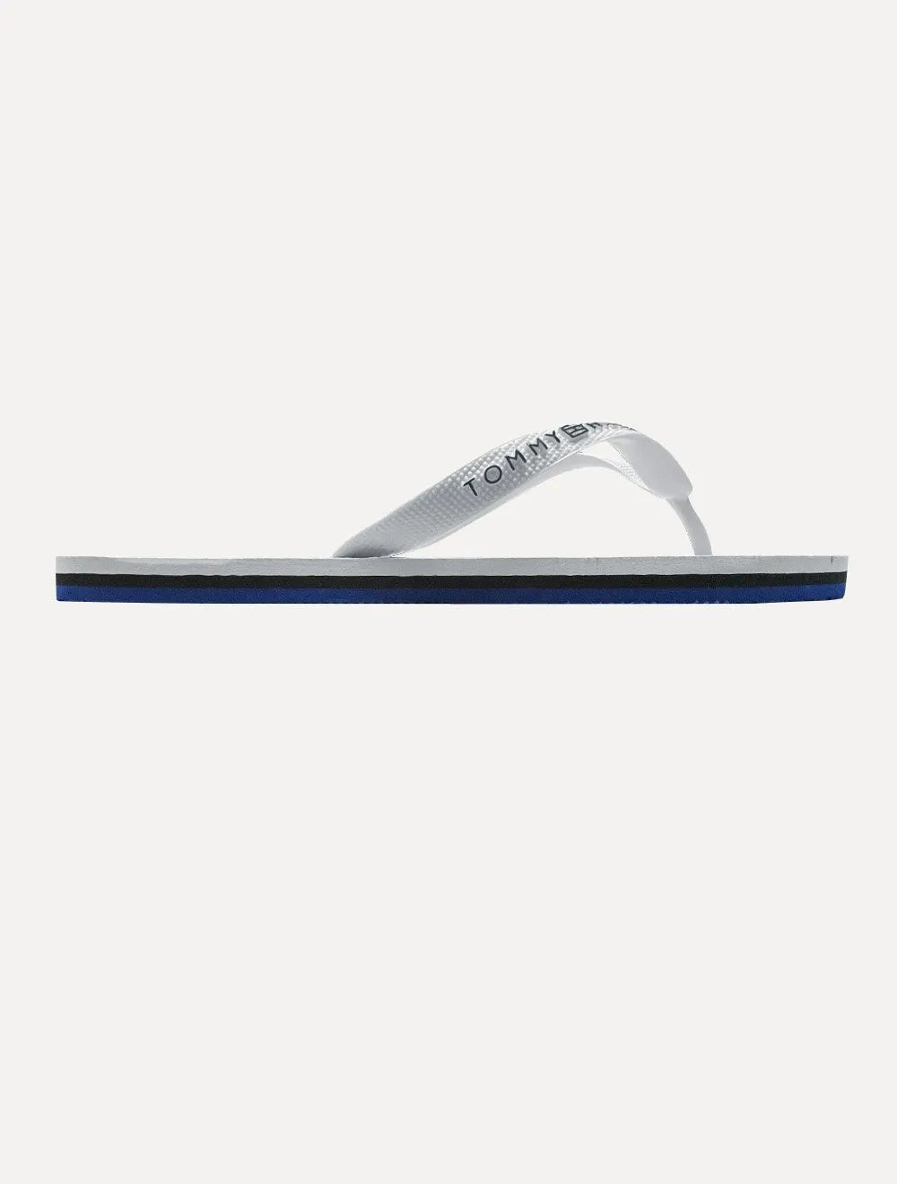 Chinelo Tommy Hilfiger Masculino Rubber Texture Strip Simon 34R Azul/Cinza