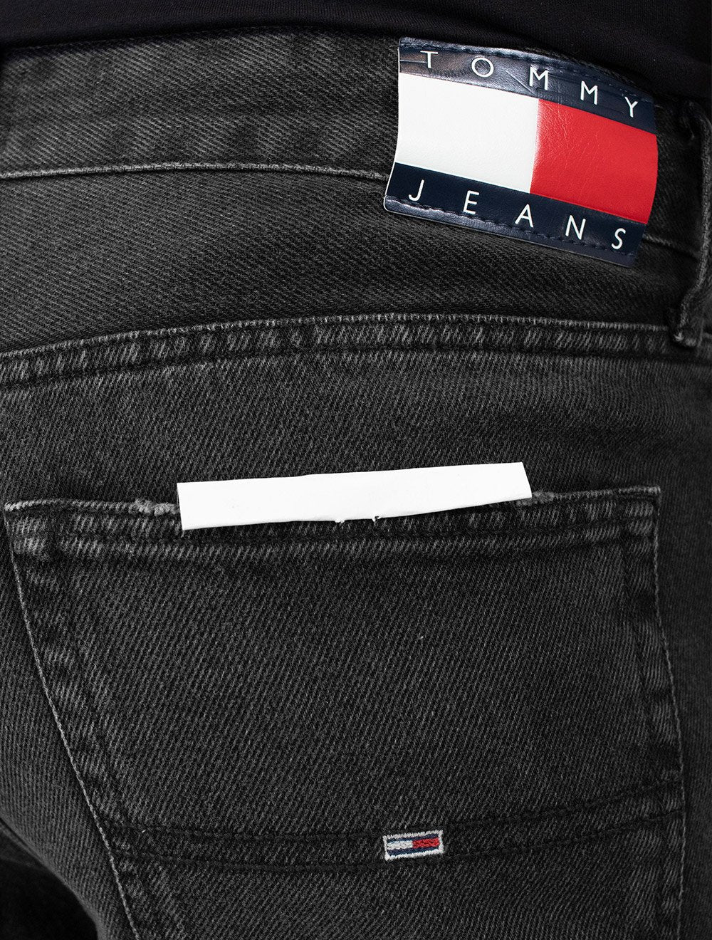Calça Tommy Jeans Masculina Dad Regular Tapered Preta