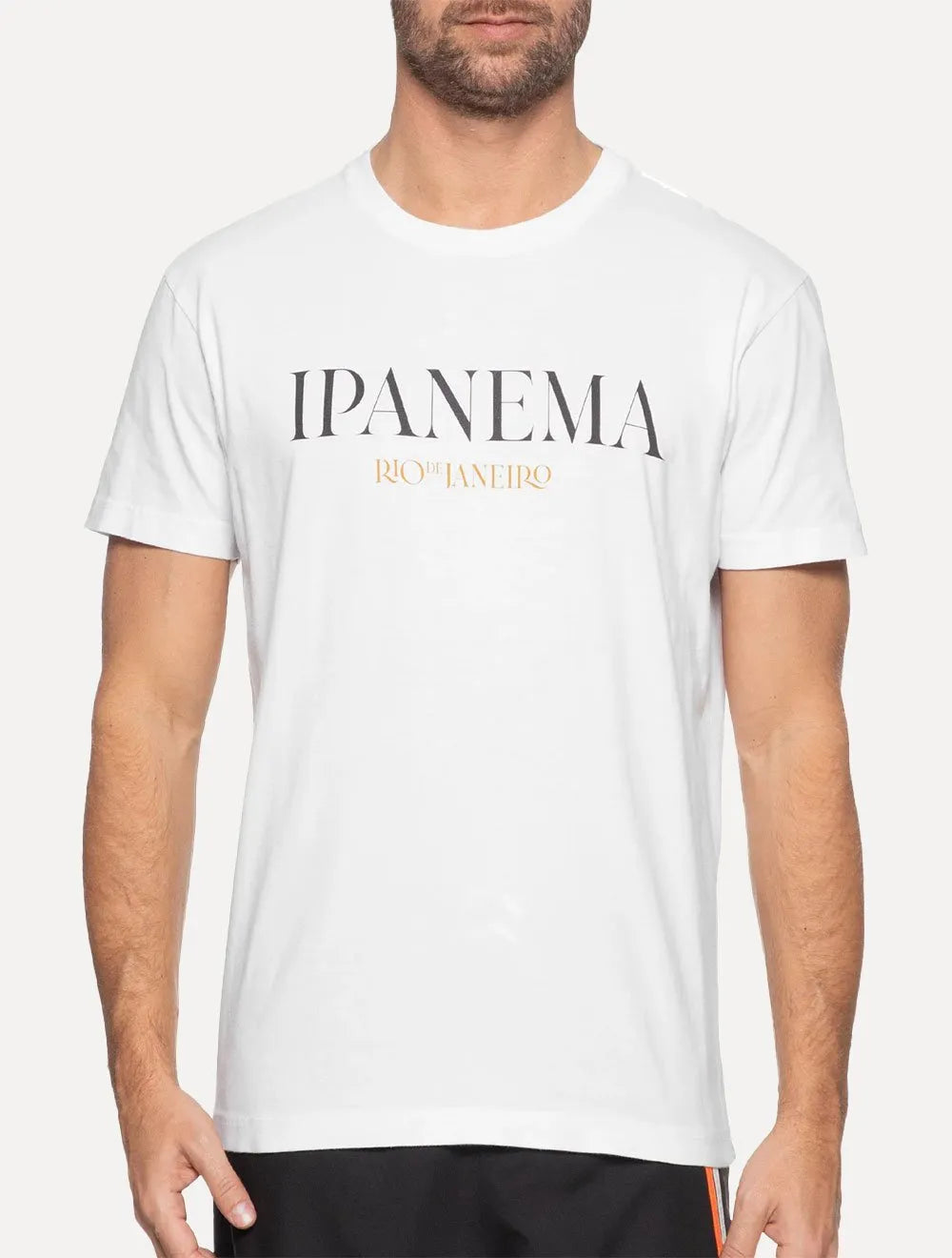 Camiseta Osklen Masculina Regular Vintage Ipanema Serif Branca