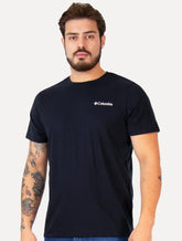 Camiseta Columbia Masculina Light Logo Azul Marinho