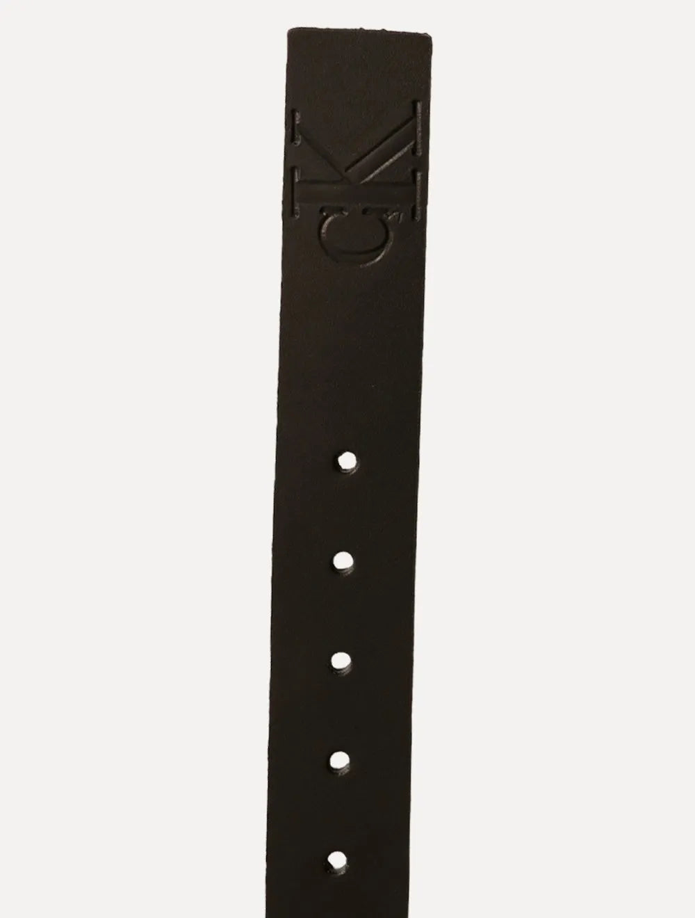 Cinto Calvin Klein Masculino Couro Queima CK Preto