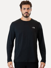 Blusa The North Face Masculina Manga Longa Crewneck Hyper Preta
