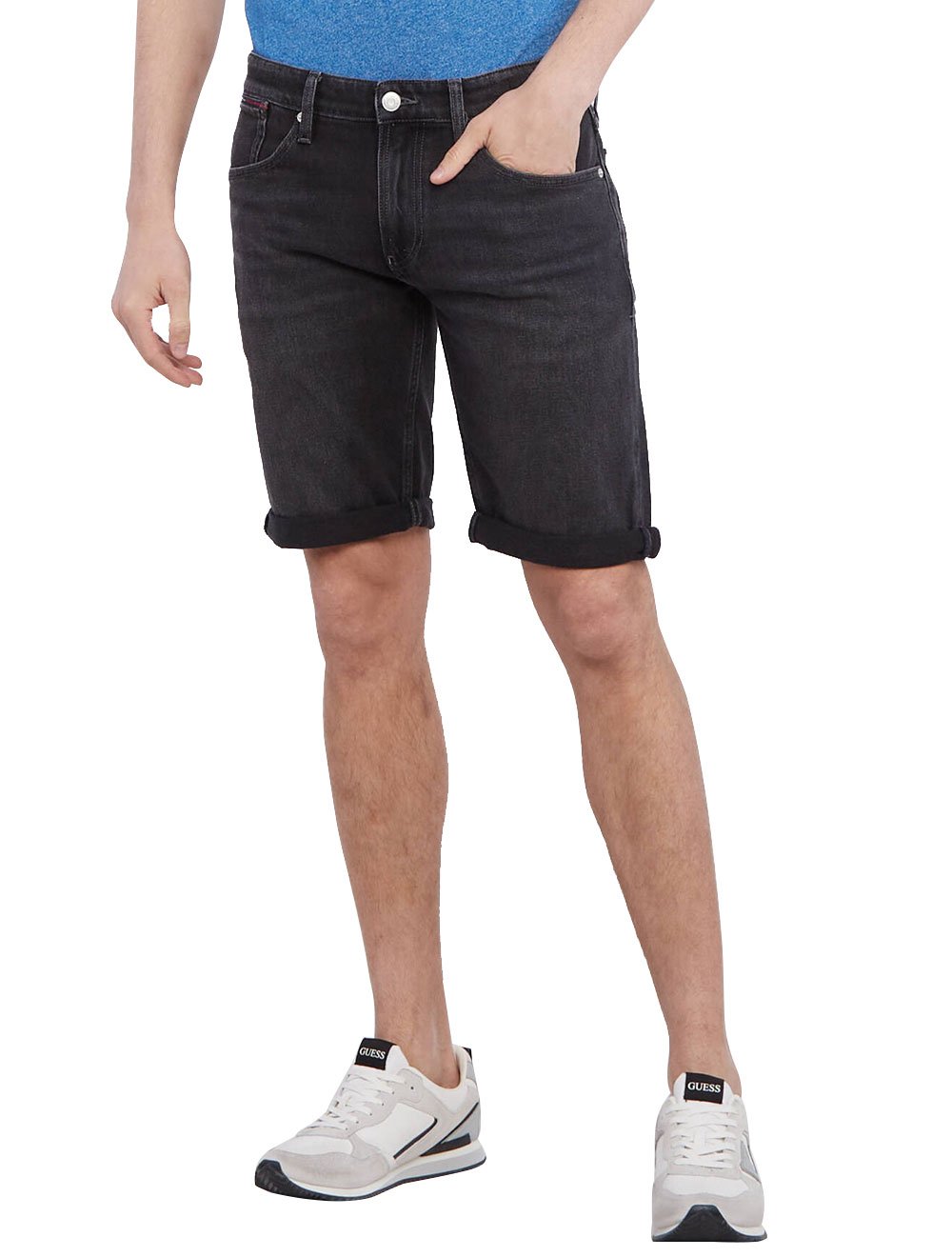 Bermuda Tommy Jeans Masculina Ronnie Tapered Short Stoned Preto