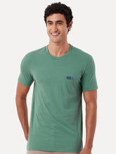 Camiseta Original Penguin Masculina Slim Rubber Logo Verde