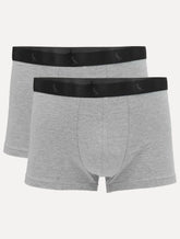 Cueca Reserva Masculina Boxer Grey Woodpecker Cotton Cinza Mescla Pack 2UN