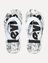 Chinelo Levis Printed Mono Flower Branco