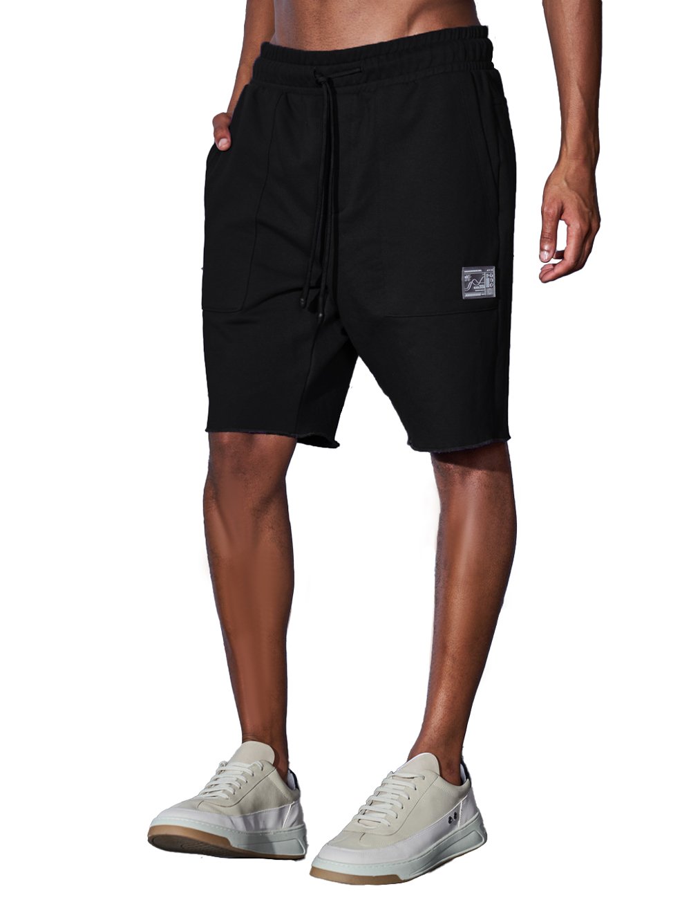 Bermuda Colcci Moletom Masculina Devices Basic Preta