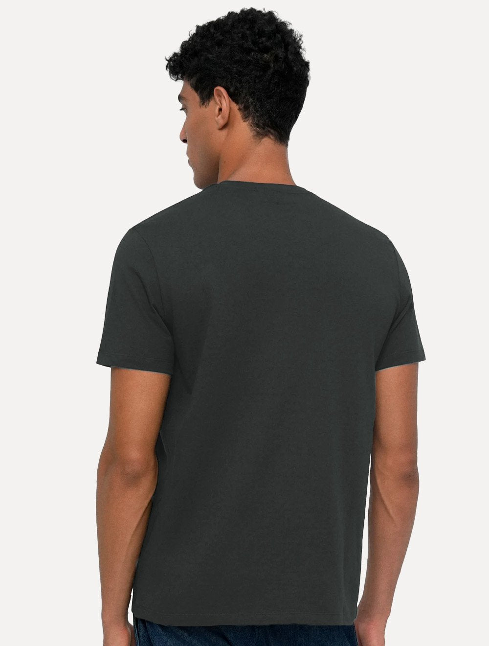 Camiseta Calvin Klein Jeans Masculina New Logo Re Issue Chumbo