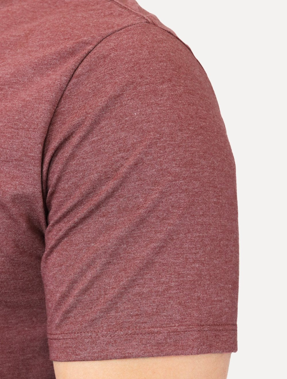 Camiseta Dudalina Masculina Sobretinta Vermelho Mescla