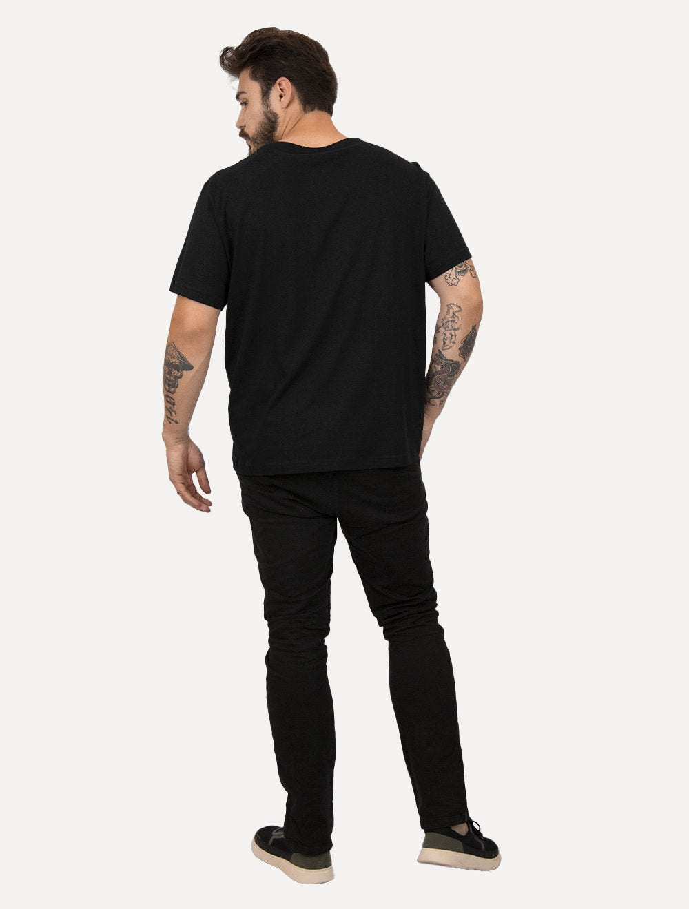 Camiseta Dudalina Masculina Ultrasoft Cotton Logo Preta