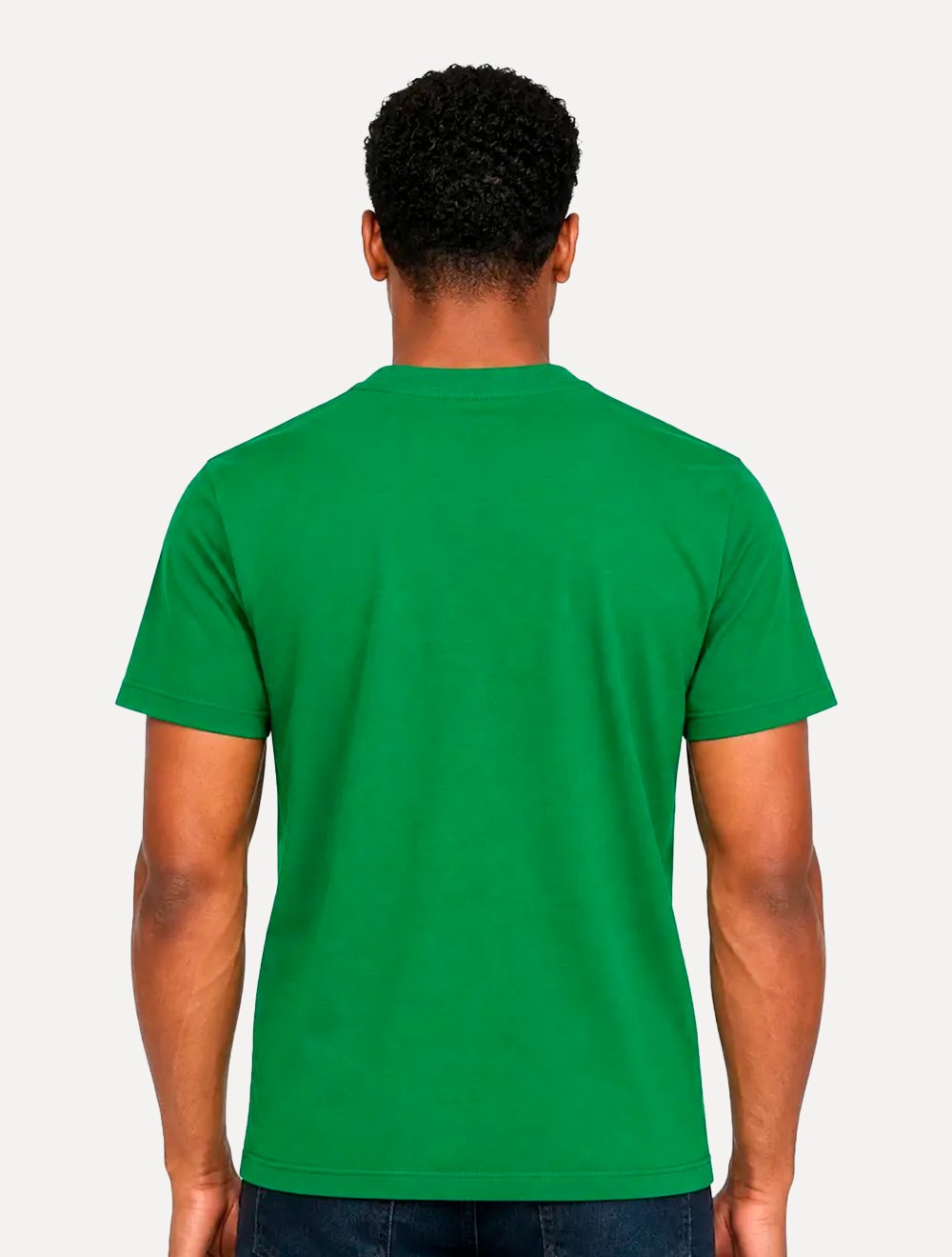 Camiseta Calvin Klein Jeans Masculina New Re Issue Frontal Logo Verde