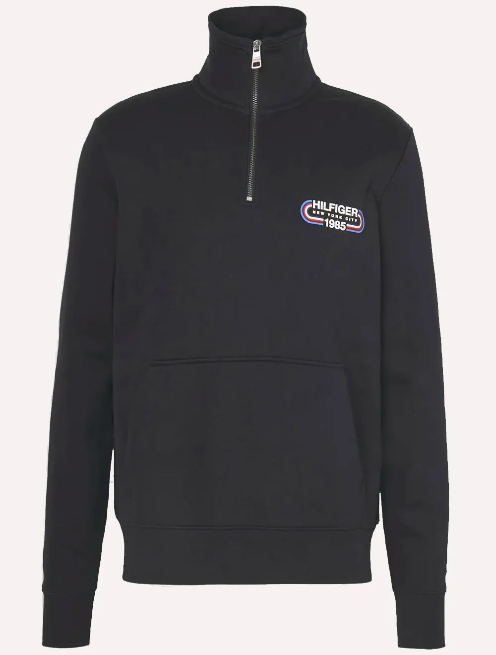 Moletom Tommy Hilfiger Masculino Track Graphic Half Zip Azul Marinho