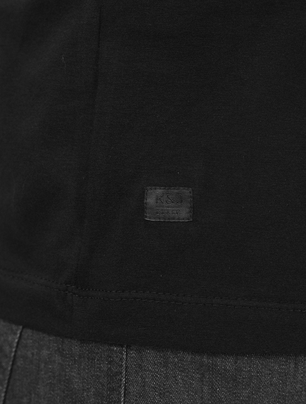 Camiseta K&J Black Premium Egípcio Flex Slim Preto