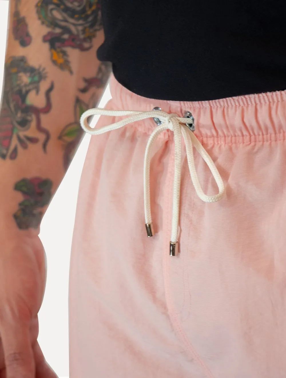 Short Reserva D'Água Beachwear Liso Premium Rosa Lotus