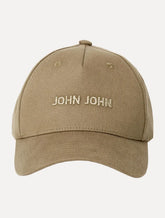 Boné John John JJ Basic Black Cáqui
