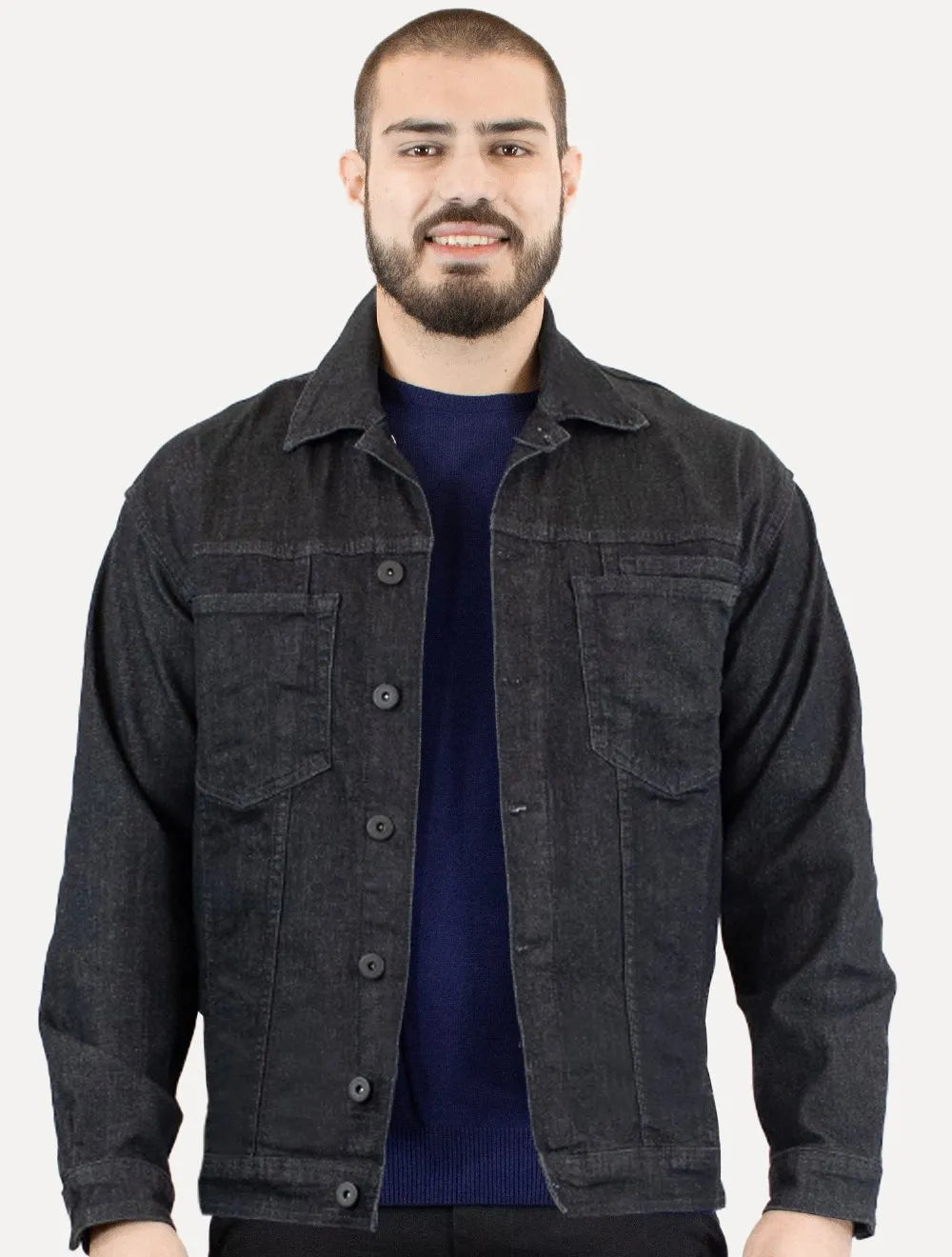 Jaqueta Ellus Jeans Masculina Ocean Vintage Preta