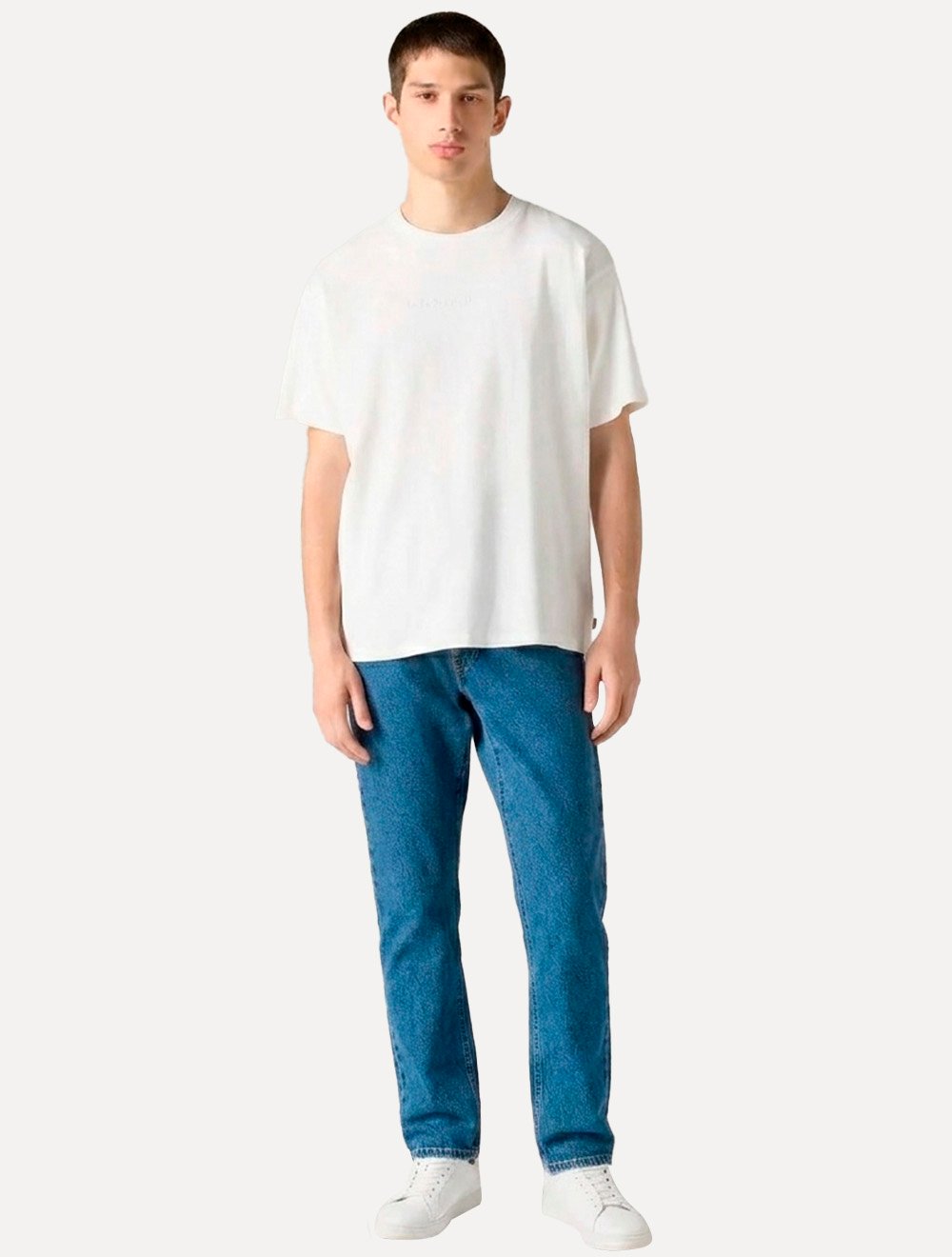 Camiseta Levis Masculina Vintage Trade Mark Branca