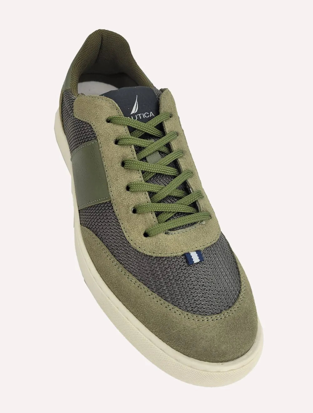 Tênis Nautica Masculino Casual Copacabana Verde Militar