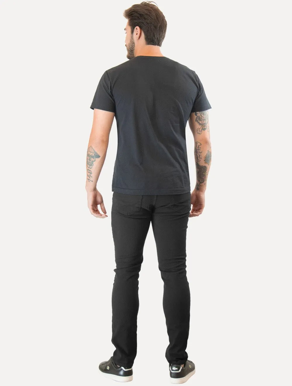 Calça Original Penguin Jeans Masculina Color Five Pockets Preta