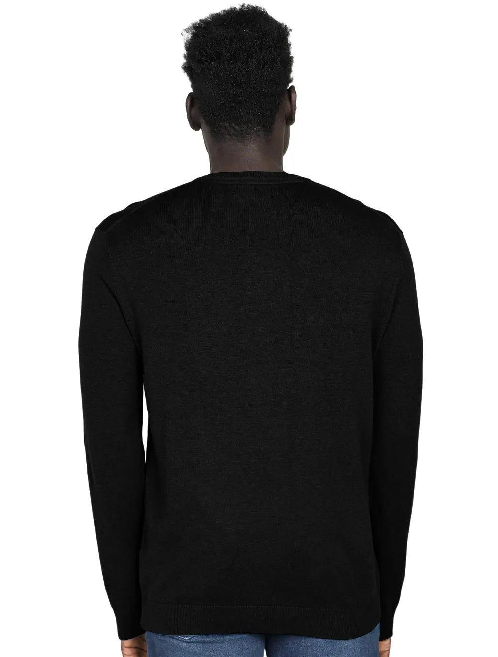 Suéter Reserva Masculino Tricot Basico Gola-V Preto