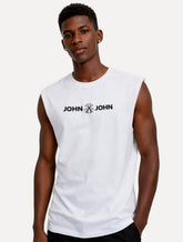 Regata John John Masculina Relaxed Fit Flat Branco