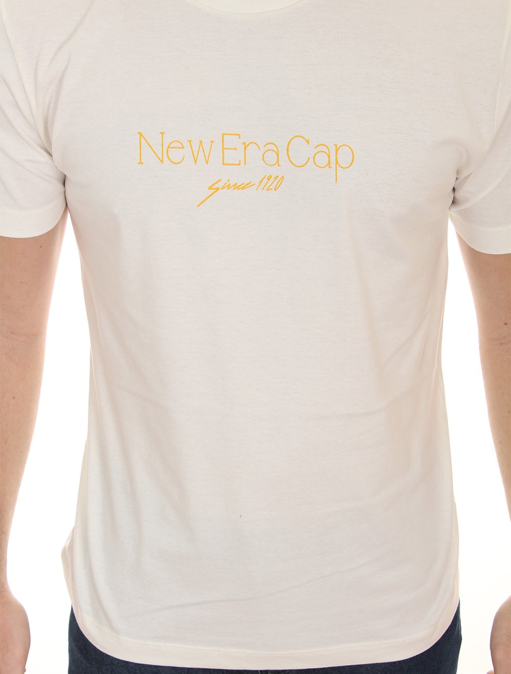 Camiseta New Era Masculina Regular Classic Cap Off-White