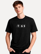 Camiseta Ellus Cotton Fine Dots Classic Preto
