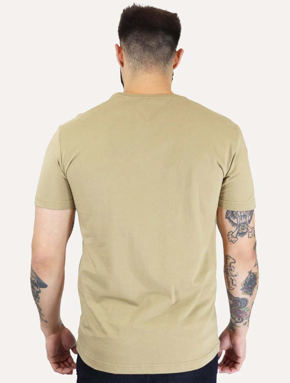 Camiseta Tommy Hilfiger | Stack Brand Love Cáqui